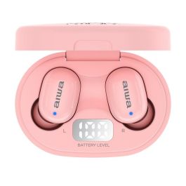 Aiwa EBTW-150 Auriculares Inalámbricos Bluetooth 5.0 True Wireless Estéreo Rosa