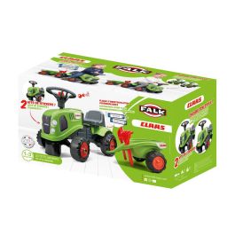 FALK - 212C - Tractor porta tractor Claas con remolque, pala y rastrillo