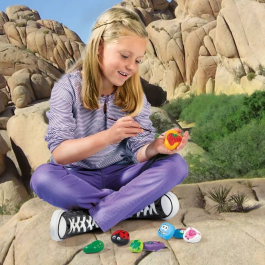Ses Creative Pintura en piedra para niños a partir de 5 años, juego de manualidades.