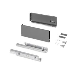 Emuca Cajón exterior Protone 30kg con guías de extracción total y cierre suave, Altura 131mm, profundidad 350mm, Acero, Gris antracita Precio: 27.78999982. SKU: B1BFCXXLPD