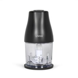 Picadora - LIVOO - 300 ml - 400 W - 1 velocidad y función turbo - 2 cuchillas de acero inoxidable - Negro Precio: 32.49999984. SKU: B15Z32YRBE