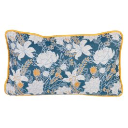 Cojín Azul Flores 50 x 10 x 30 cm Precio: 14.49999991. SKU: B12RSQQH9X