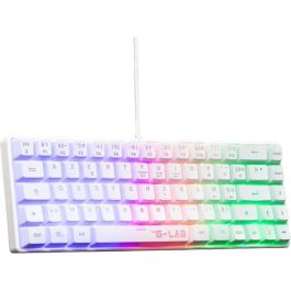 Teclado para juegos - THE G-LAB - KEYZ-HYDROGEN-W/FR - 60% membrana blanca