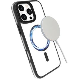 eSTUFF Funda INFINITE HELSINKI para iPhone 16 Pro Max Negra - Magnética, protección esquinas, 86% plástico reciclado