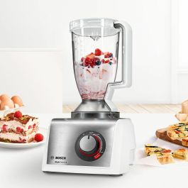 Bosch Kompakt-Küchenmaschine Multi Talent 8, 1250 W, blanco/acero inoxidable
