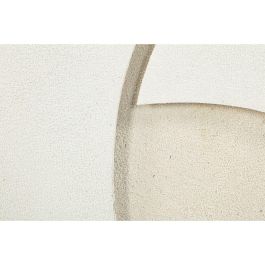 DKD Home Decor Cuadro Decorativo Moderno Scandi con Iluminación LED, MDF y PS, en Blanco y Natural, 100 x 75 cm (Set de 2)