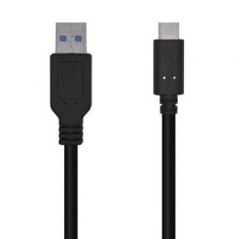 Aisens Cable USB 3.1 Gen2 10Gbps 3A Tipo C a A Negro 0.5M - Alta Velocidad y Carga Rápida