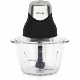 H.Koenig LEO8 Mini Picadora Eléctrica Compacta 320W con Bol de Cristal 1L y Cuchillas de Acero Inoxidable, Negro mate y cromo Precio: 43.49999973. SKU: B14AES27TQ