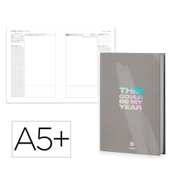 Antartik My Year 2026 Agenda Día Página A5+ Encuadernada Gris Papel 80g FSC Precio: 30.2258. SKU: B1GXZHAZQD