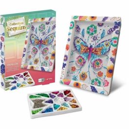 Lansay LAN3181860203255 Kit de Manualidades: Ilustración Decorativa con Lentejuelas de Mariposas Lansay LAN3181860203255 Kit de Manualidades: Ilustración Decorativa con Lentejuelas de Mariposas