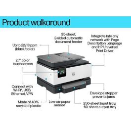 HP Multifuncion Inkjet OfficeJet Pro 9120b