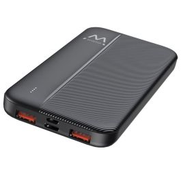 EWENT Power Bank EW1161 10000mAh Slim Carga Rápida 22.5W con USB-C, Micro-USB y 2 USB-A
