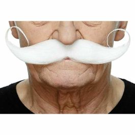 Bigote blanco talla única Precio: 9.698755. SKU: B1A5RZJYQ7