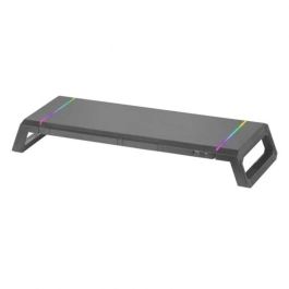 Mars Gaming MGS-One Soporte Monitor RGB Ajustable, USB 2.0, Soporte Móvil/Tablet y Cajón, Ergonómico, Negro Precio: 31.58999998. SKU: B1KABKVMTN