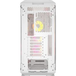 Corsair iCUE 5000T LX RGB Caja Semitorre ATX Gaming Cristal Templado Blanco con 3 Ventiladores RGB Preinstalados