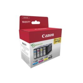 Canon 9218B006 Multipack Pgi-1500 B C M - 4 Cartuchos Originales Negro, Cian, Magenta, Amarillo para MAXIFY MB2050, MB2350, MB2150, MB2155, MB2750, MB2755