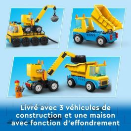 Camiones De Obra Y Grúa Con Bola Lego City 60391 Lego Camiones De Obra Y Grúa Con Bola Lego City 60391 Lego