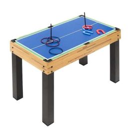 Mesa multijuegos de madera 12 en 1 124x61x81 cm Mesa multijuegos de madera 12 en 1 124x61x81 cm