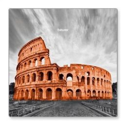 Beurer GS-215 ROMA Báscula Digital de Vidrio con Diseño del Coliseo, Pantalla LCD, 180 kg Beurer GS-215 ROMA Báscula Digital de Vidrio con Diseño del Coliseo, Pantalla LCD, 180 kg