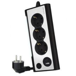 Nanocable 10.37.0013-BK Regleta de Sobremesa 3 Tomas de Corriente, USB-A, USB-C (18W), Interruptor LED, Cable 1.5m, Negro Precio: 18.69000001. SKU: B1FCV3PKP4