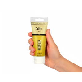 Liderpapel Pintura Acrílica Tubo 120 ml Ocre Amarillo