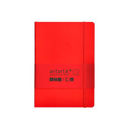 Antartik Antartik Notes Cuaderno Tapa Blanda A5 Hojas Rayas Rojo 80 Hojas 80 Gr Fsc