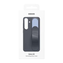 Samsung Funda Standing Grip Case Galaxy S25 Negro - Soporte Integrado para visualización cómoda