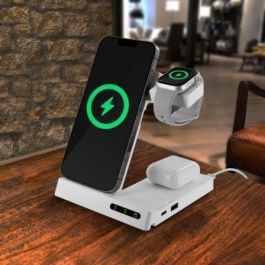 Cargador Inalámbrico Muvit MCWIR0012/ 1xUSB Tipo-C/ 1xUSB/ 20W Cargador Inalámbrico Muvit MCWIR0012/ 1xUSB Tipo-C/ 1xUSB/ 20W