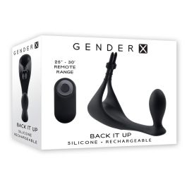 Plug Anal Gender X BACK IT UP Negro Plug Anal Gender X BACK IT UP Negro