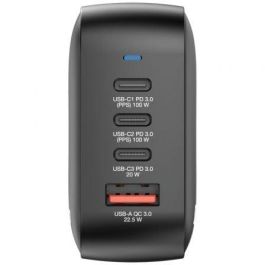 Cargador de Pared Universal GaN Verbatim Mini GaN Wall Charger/ 3xUSB Tipo-C/ 1xUSB/ 100W Cargador de Pared Universal GaN Verbatim Mini GaN Wall Charger/ 3xUSB Tipo-C/ 1xUSB/ 100W