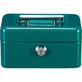 Burg Wachter AUC4003482106709 Caja de Monedas Money 5015 Verde con Apertura con Llave de Acero