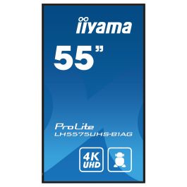 Iiyama LH5575UHS-B1AG Pantalla Señalización Digital 54.6" LCD 4K UHD 500 cd/m² Android 11 24/7 Negro