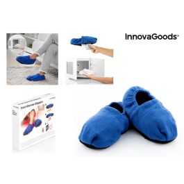 Zapatillas de Casa Calentables en Microondas InnovaGoods Azul