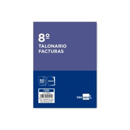 Talonario Liderpapel Facturas 8º Original Y Copia 201 Sin I.V.A. 10 unidades