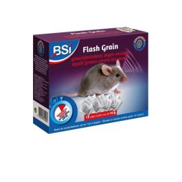 Antiratas y ratones 150g - BSI - Efectividad radical - Flash Grain - 15 sobres de avena de 10g listos para usar Precio: 29.49999965. SKU: B15GFAZP3K