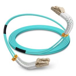 Lanview Cable de Fibra Óptica Multimodo LC-LC Dúplex OM3 LSZH Flexible 2m