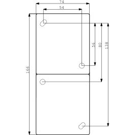 BUSCH-JAEGER 20-02EW-53 Enchufe con tapa abatible, vertical, IP44, gris/azul