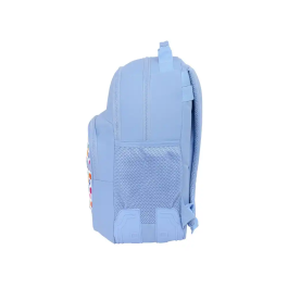 Mochila Escolar Smiley Joyful Azul Multicolor 32 x 42 x 15 cm