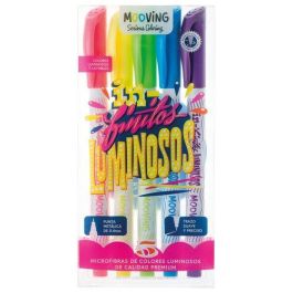 Rotulador Fibra Mooving Fineliner Colores Luminosos Estuche De 5 Precio: 3.50000002. SKU: B1K5H47CWL