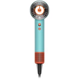 Dyson Supersonic Nural Secador de Pelo (Ceramic Patina/Topaz) - Azul/Naranja, 1600W, 3 velocidades, 4 ajustes de calor