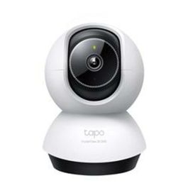 Tp - link Tapo TC72 Cámara Seguridad WiFi 360° 2K, Visión Nocturna, Detección IA, Alarma Luz/Sonido, Control Voz