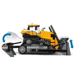 Lego 60466 Bulldozer Amarillo - Set de Construcción para Niños y Niñas a Partir de 8 Años
