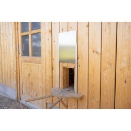 Puerta corredera para gallinero - KERBL - Aluminio - 22 x 33 cm - Talla S Puerta corredera para gallinero - KERBL - Aluminio - 22 x 33 cm - Talla S