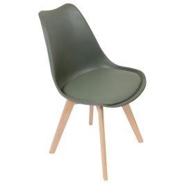 Home Deco Factory Silla Acolchada Essentiel COPENHAGUE, Diseño Escandinavo, Patas de Haya, Asiento Acolchado, 49x58 cm Precio: 51.79000013. SKU: B1GVL4LVBB