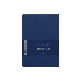 Cuaderno Con Gomilla Antartik Notes Tapa Blanda A5 Hojas Lisas Azul Marino 80 Hojas 80 gr Fsc