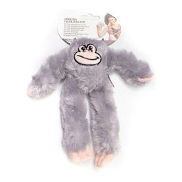Iwa Peluches para Perros S Mono Gris con Sonido y Cuerda