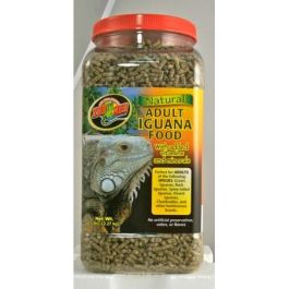 ZooMed Alimento Natural Completo para Iguanas Jóvenes y Adultas con Vitaminas, Minerales, Calcio y Proteínas para Crecimiento Saludable 567 gr.