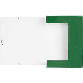 Carpeta Proyectos Liderpapel Folio Lomo 90 mm Carton Gofrado Verde