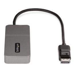 Startech Hub 5 en 1 USB-C con 3 Puertos HDMI, Salida DisplayPort 1.4 y Soporte MST, Resolución 4K@60Hz, HDR, Gris Espacio