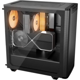 be quiet! Pure Base 501 LX Black Midi Tower PC Negro con Ventana Lateral e Iluminación Multi RGB